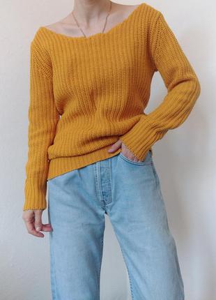 Светр blue seven помаранчевий светр пуловер джемпер zara mango bershka cos h&m