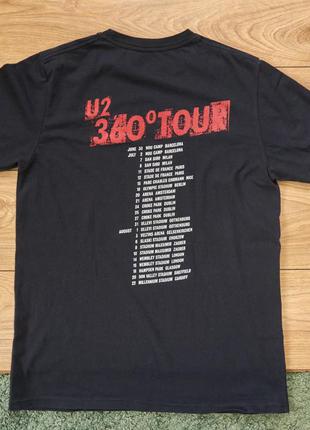 Чорна футболка tour u2 360 2009, ірландська рок-група5 фото