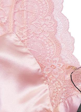 Шелковое платье комбинация "флоренция" розовая florence. натуральный 100% шелк.9 фото