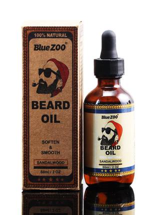 Масло для бороды blue zoo sandalwood 60 мл2 фото