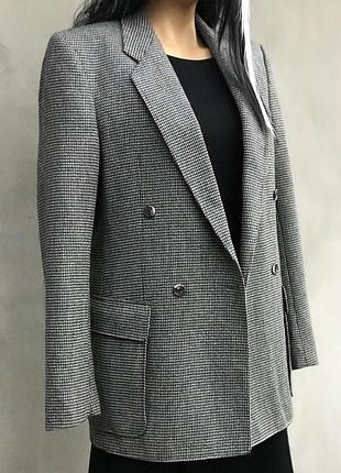 Шерстяной пиджак angelo litrico двубортный блейзер в мужском стиле