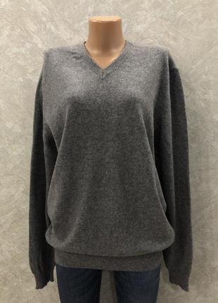Пуловер джемпер 100% вырджинка шерсть размер 14-16