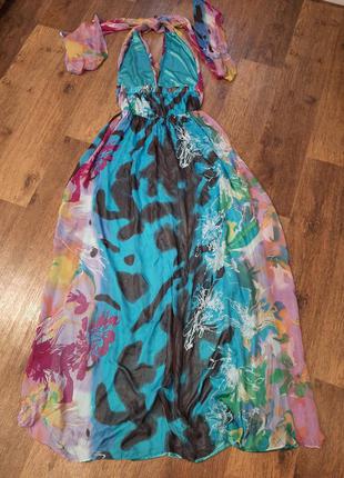 Сарафан traffic people,раз м,натуральний шовк,зав'язується на шиї