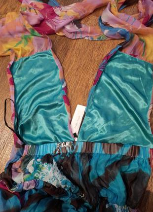 Сарафан traffic people,раз м,натуральний шовк,зав'язується на шиї