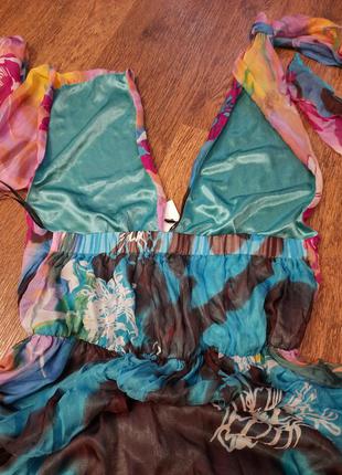 Сарафан traffic people,раз м,натуральний шовк,зав'язується на шиї