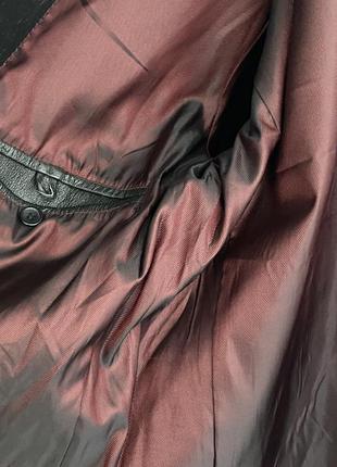 Куртка пиджак из натуральной кожи genuine leather8 фото