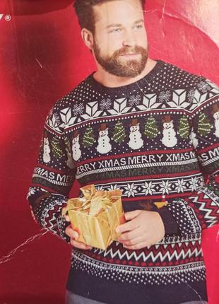 Новогодний свитер мужской livergy xxl 3xl