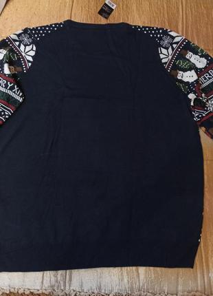 Новогодний свитер мужской livergy xxl 3xl