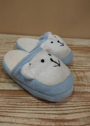 Детские домашние теплые тапочки 15 см