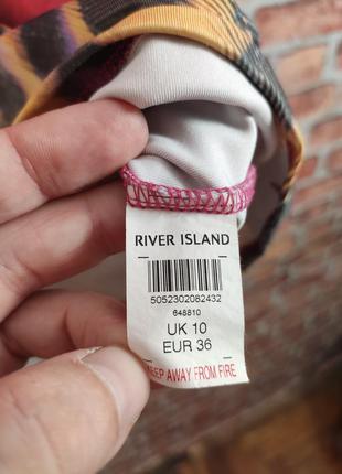 Кислотное платье для тусовки с фламинго river island7 фото