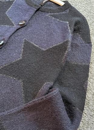 Шикарная удлиненная шерстяная кофта свитер кардиган от marc cain7 фото
