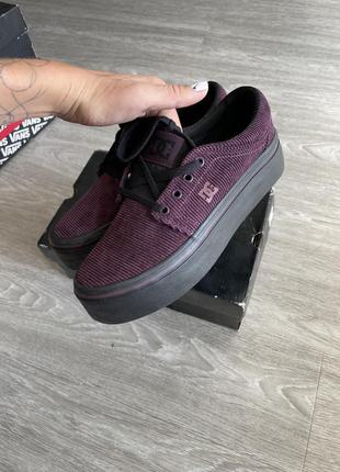 Кеди dc shoes вельвет5 фото