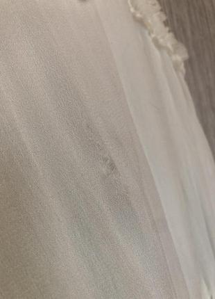 Нежное белоснежное коктейльное платье сарафан zara10 фото