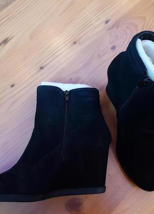 Anne klein демисезонные ботинки, удобные, мягкие, на танкетке, большой размер обуви, 27 см.2 фото