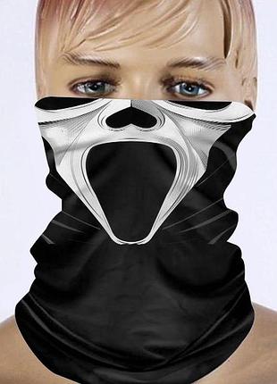 Маска захисна багаторазова універсальна череп