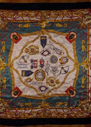 Шелковый платок в морской тематике!