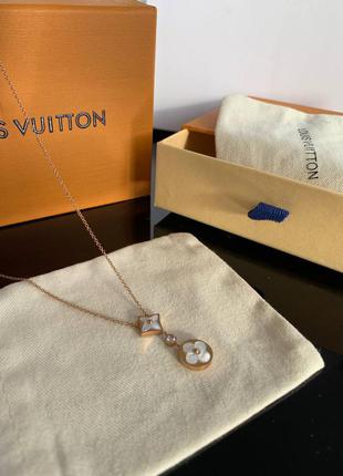 Брендовая подвеска с кулоном, в розовом золоте, люкс качество