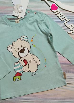 М'ятний реглан з ведмедиком nici р. 92