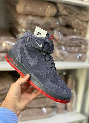 Мужские зимние кроссовки nike air force