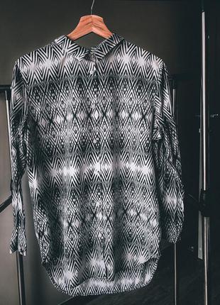 Рубашка змеиный принт