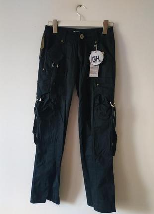 Брюки карго джинсы с карманами новые1 фото