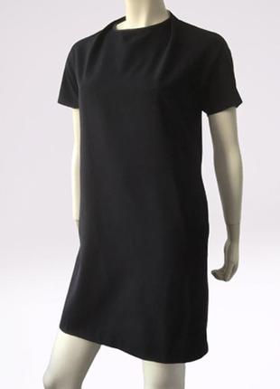Шерстяное платье, комбинация 2х видов ткани, stephan schneider, бельгия2 фото