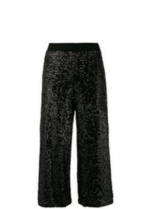 Стильные нарядные брюки кюлоты в пайетках marks&spenser подойдут на модняшку 10-11 лет