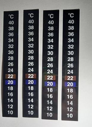 Наклейка термометр градусник для аквариума террариума бражки наліпка