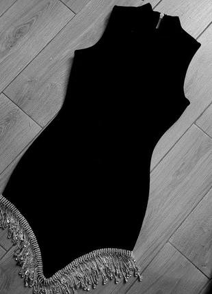Бандажное платье камни2 фото