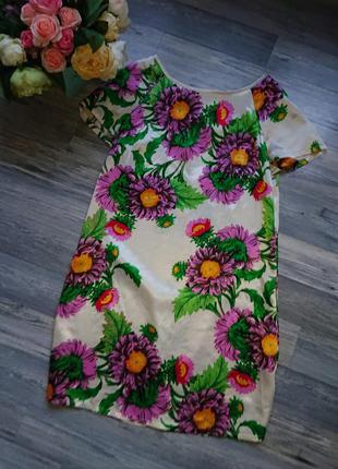 Красивое женское платье в цветы размер s2 фото