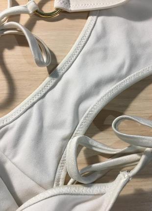 Плавки h&m tie bikini bottoms кольца6 фото