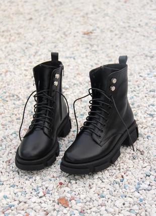 Жіночі шкіряні черевики. зима/демі ptaha_shoes