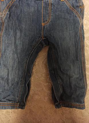 Джинсовый комбинезон 9/12 мес ,74-86 см