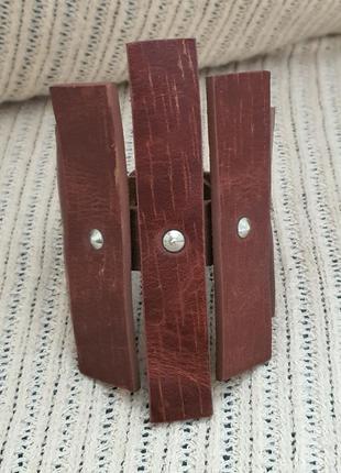 Браслет, oblique, шкіра