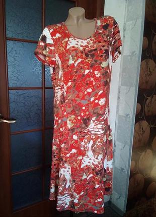 Суперклсассное летнее платье, большого размера