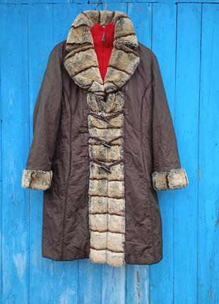 Утеплений плащ-пальто,52-58разм.,womens dress concept.
