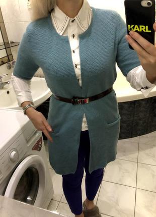 Peter hahn wool, вовняної , подовжений кардиган , оригінал