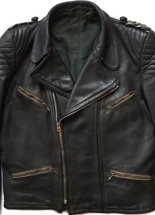 Раритетна ретро мото куртка-косуха 50-х walter pfleiderer bönnigheim leather jacket motorcycle2 фото