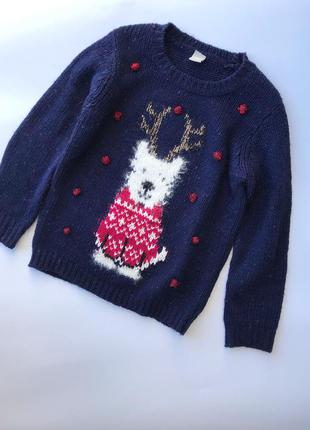 Зимовий светр , светр новорічний