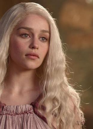 Перуку блондинки дейенеріс таргаріен хвилястий гра престолів