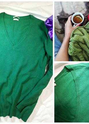 Пуловер шерсть от benetton (m-l)