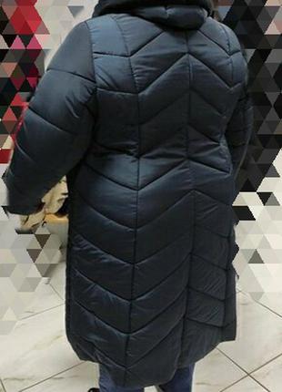 Зимова куртка, пальто, пуховик,великі обсяги,розміри 60-72,2 фото