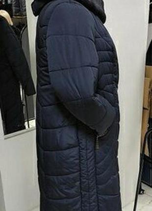 Шикарный зимний пуховик пальто, удлинённая куртка,на пышные формы 🤗.5 фото