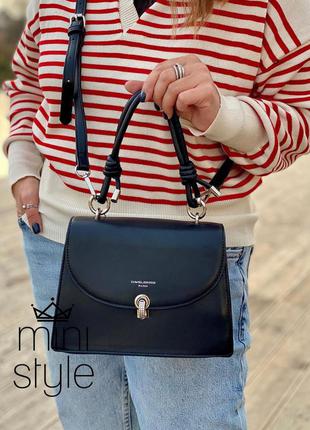 Сумка тоут шопер класична стьобаний cross body крос боді david jones 6236