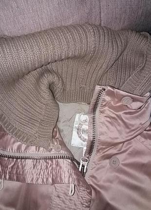 Куртка  пилот  бежевая. 2