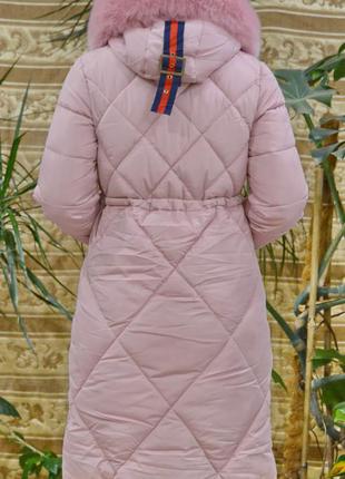 Дуже теплі та модне зимове жіноче пальто-пуховик3 фото