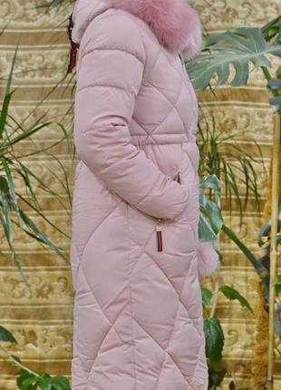Дуже теплі та модне зимове жіноче пальто-пуховик4 фото