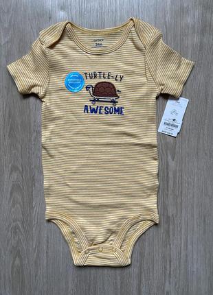 Боди с коротким рукавом carter’s 24м