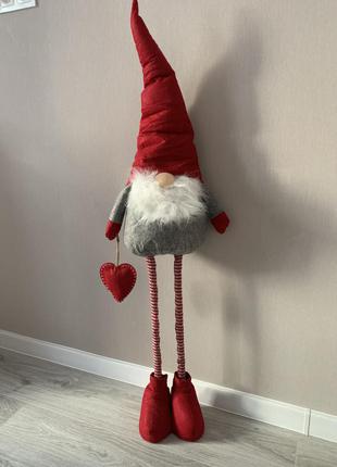 Рождественский эльф -санта , декоративная игрушка дід мороз2 фото