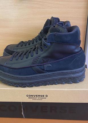 Чёрные ботинки converse pro leather x2 оригинал2 фото